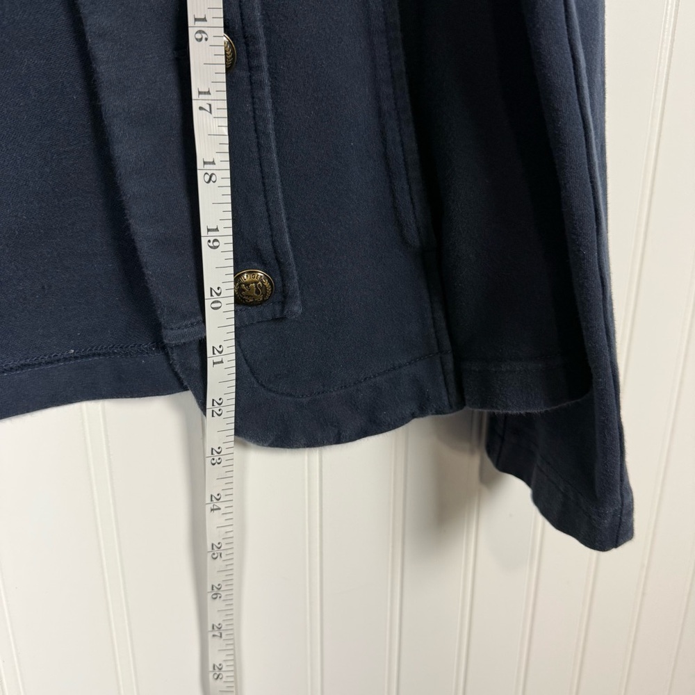 Tommy Hilfiger Navy Military Band Jacket Button Detail Blazer Size M - Picture 6 of 10